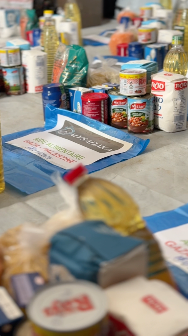 Pacco alimentare a Gaza