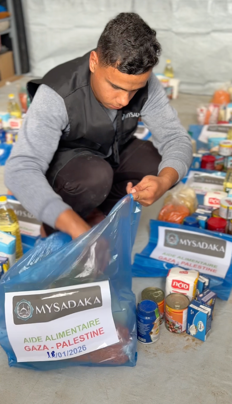 Pacco alimentare a Gaza