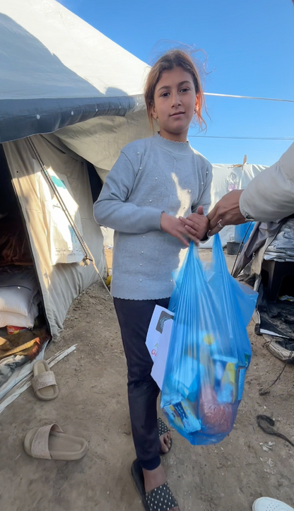 Pacco alimentare a Gaza