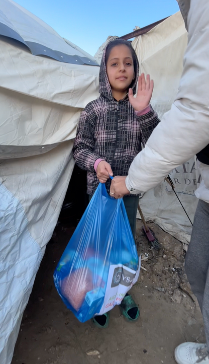 Pacco alimentare a Gaza