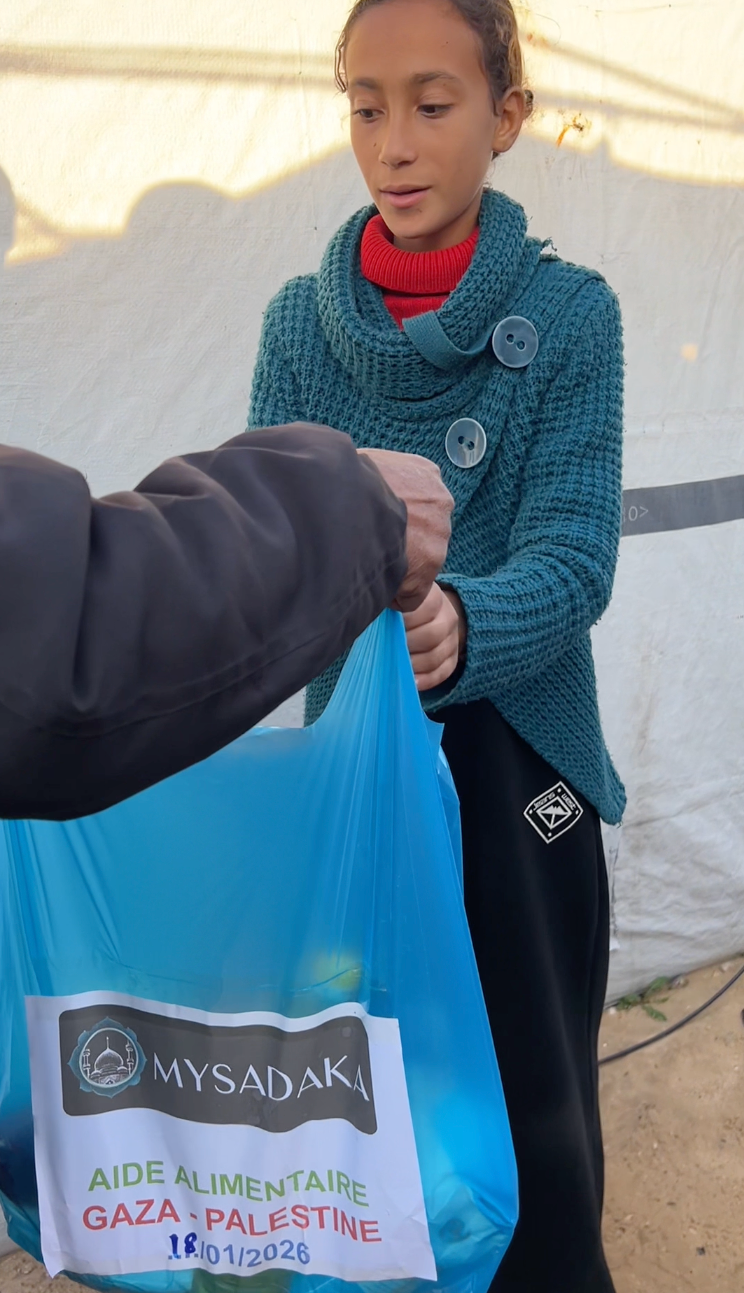 Pacco alimentare a Gaza